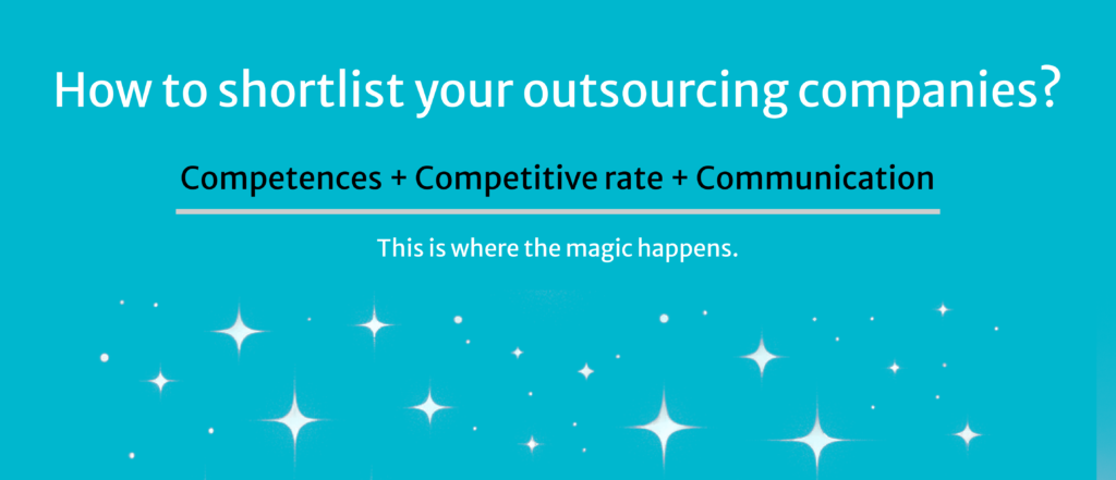 How to shortlist your outsourcing companies?